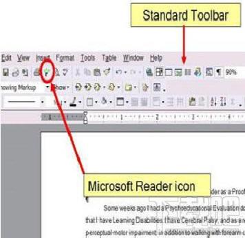 Word 2000/XP/2003 Add-In: Read in Microsoft Reader,Word 2000/XP/2003 Add-In: Rea